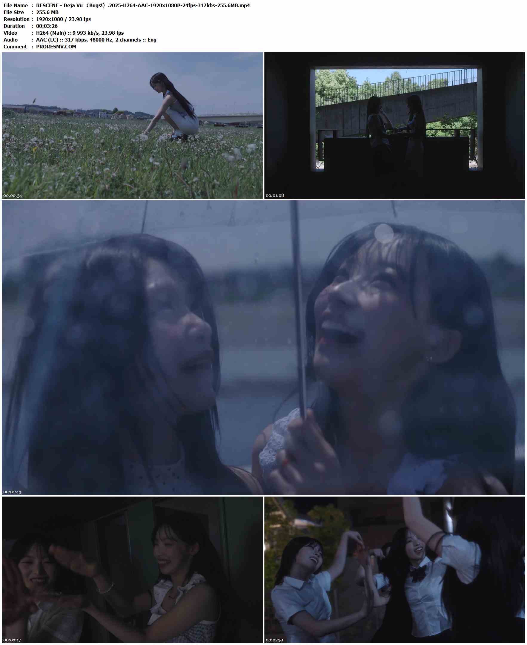 RESCENE - Deja Vu （Bugs!）.2025-H264-AAC-1920x1080P-24fps-317kbs-255.6MB官方MV_高清MV